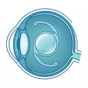 Ilustração de Lente Intraocular (LIO)